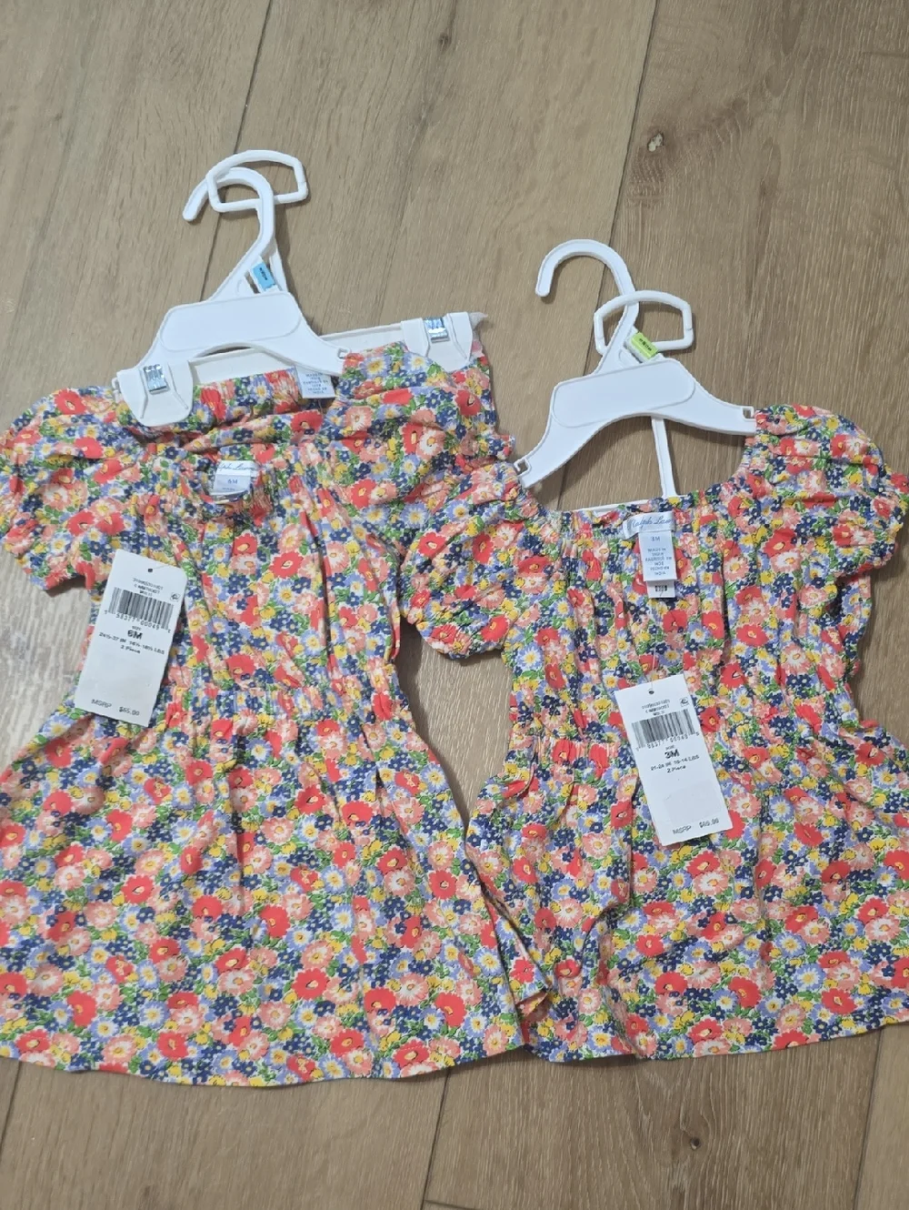 Ralph Lauren Baby Floral Cotton Jersey Dress & Bloomer Nuntucket Multicolor